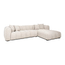 Beige Channeled Modular Sofa | Richmond Interiors Novaro