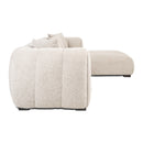 Beige Channeled Modular Sofa | Richmond Interiors Novaro