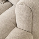 Beige Channeled Modular Sofa | Richmond Interiors Novaro