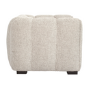 Contract furniture - Cream Channeled Lounge Chair - www.oroatrade.com
