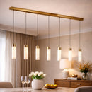 6-Light Alabaster Linear Chandelier | Richmond Interiors Elaris
