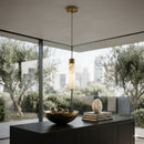 White Tubular Alabaster Chandelier | Richmond Interiors Auralith