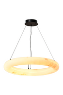 Hospitality furniture - White Ring Chandelier - www.oroatrade.com