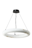 Hospitality furniture - White Ring Chandelier - www.oroatrade.com