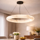 White Ring Chandelier | Richmond Interiors Solmira