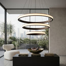 Antique Brass Rings Chandelier | Richmond Interiors Aurevia