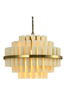 Hospitality furniture - White Alabaster Inspired Chandelier - www.oroatrade.com
