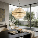 White Alabaster Inspired Chandelier | Richmond Interiors Zerine
