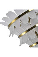 Hospitality furniture - Curved Glass Tiered Chandelier - www.oroatrade.com
