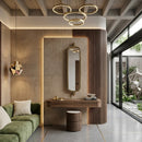 Contract furniture - Antique Brass Mirror - www.oroatrade.com