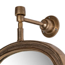 Contract furniture - Antique Brass Mirror - www.oroatrade.com