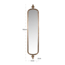 Contract furniture - Antique Brass Mirror - www.oroatrade.com