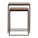 Contract furniture - Bronze End Table Set (2) - www.oroatrade.com