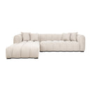Beige Channeled Modular Sofa | Richmond Interiors Novaro