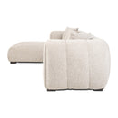 Beige Channeled Modular Sofa | Richmond Interiors Novaro