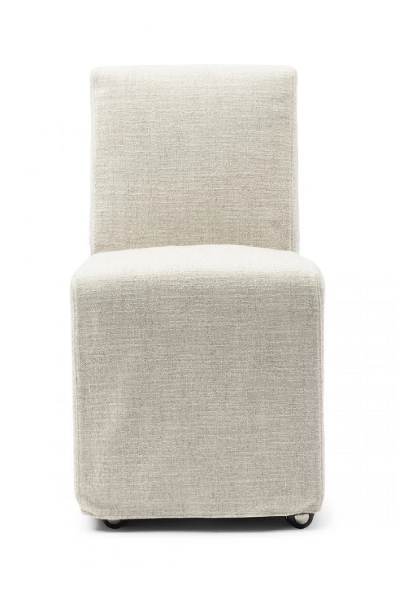 Wheeled Tweed Dining Chair | Rivièra Maison Firenze | Oroatrade.com