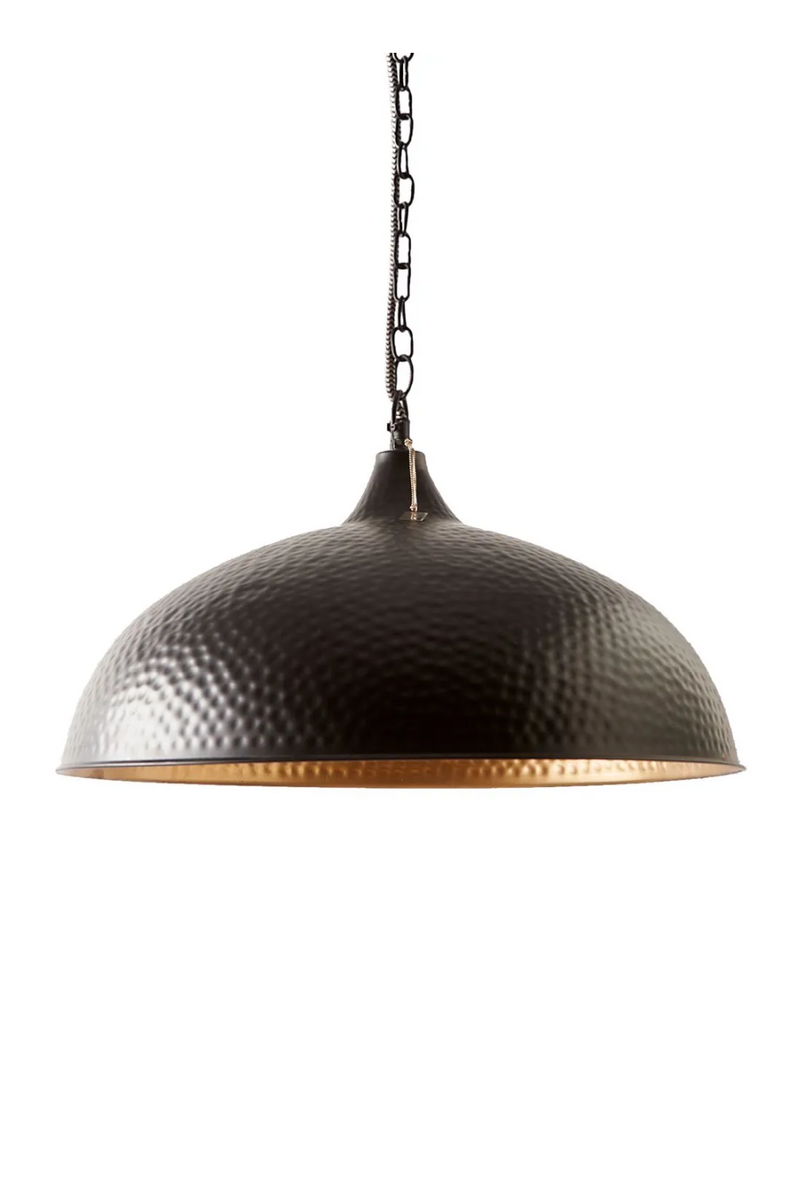 Black Dome Pendant Lamp M | Rivièra Maison Union | Oroatrade.com