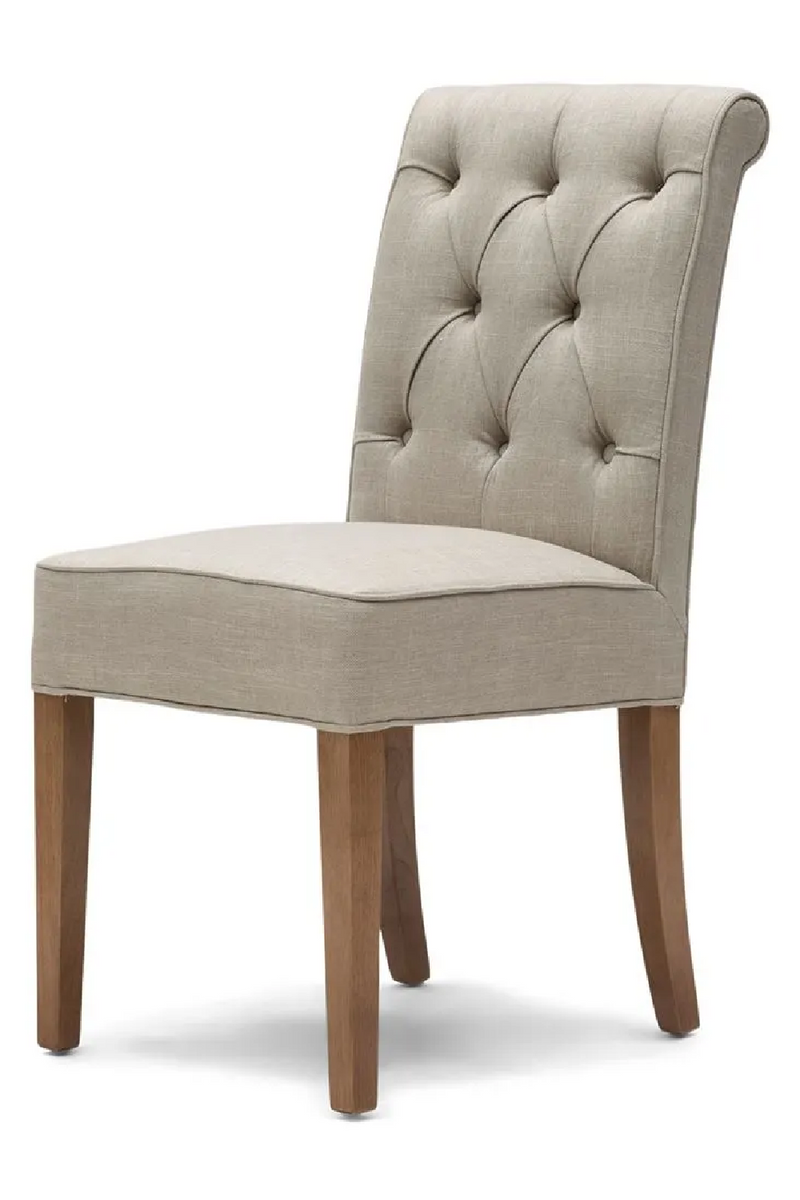 Tufted Linen Dining Chair | Rivièra Maison Hampton | Oroatrade.com