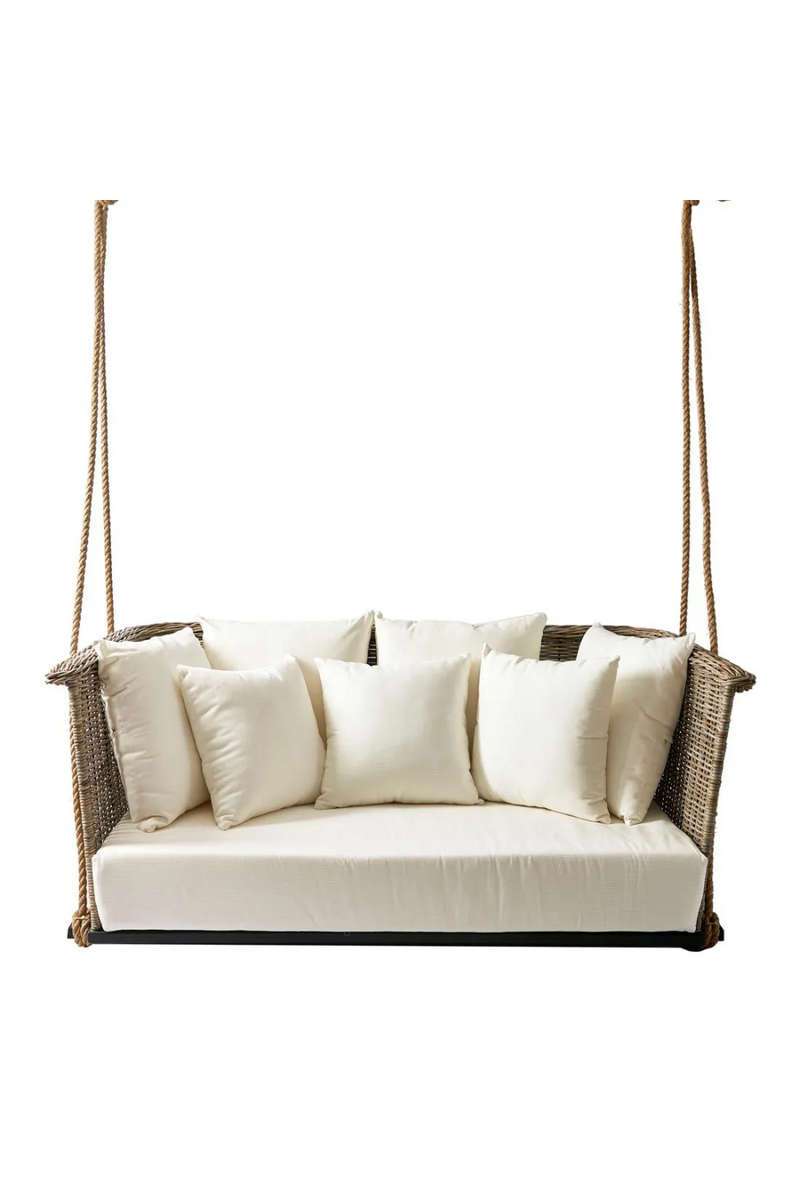 Rustic Rattan Outdoor Hanging Sofa | Rivièra Maison Can Carlos | Oroatrade.com