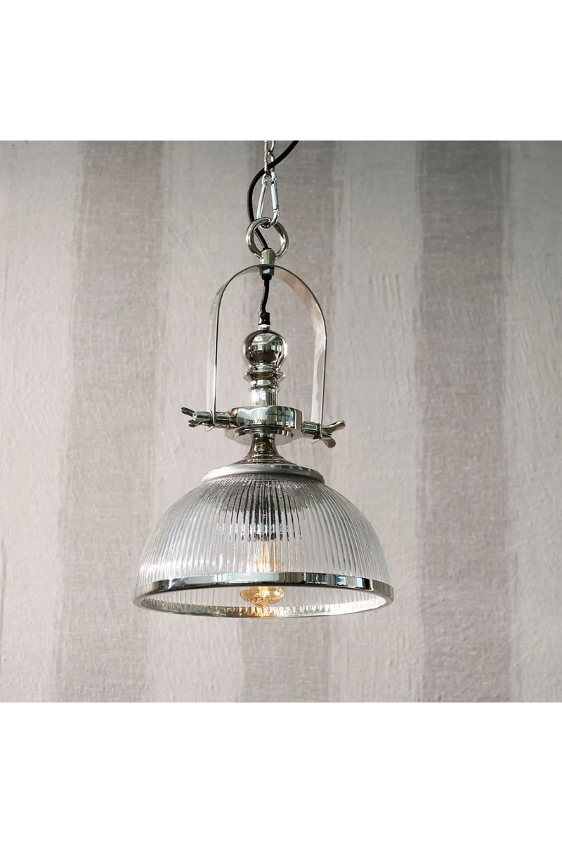 Dome Glass Industrial Pendant Lamp | Rivièra Maison Brixton Factory | Oroatrade.com