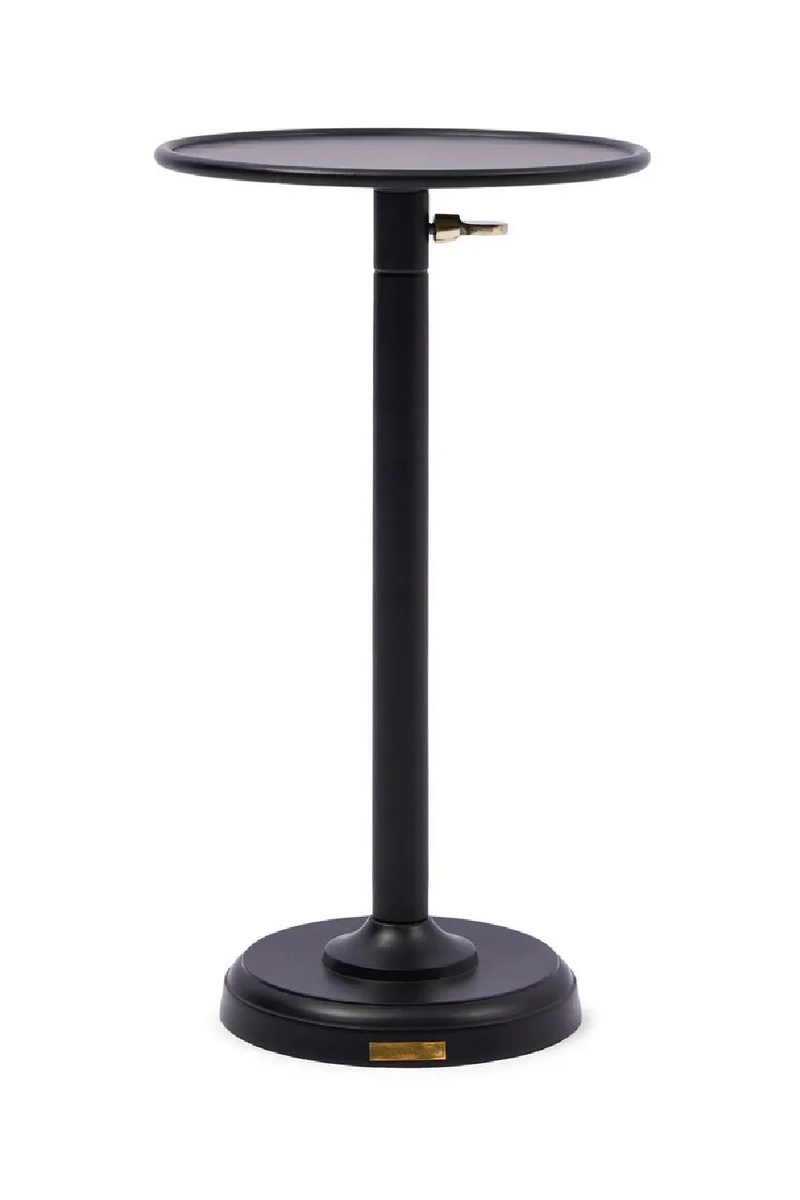 Black Alumium Pedestal End Table | Rivièra Maison Venice | Oroatrade.com