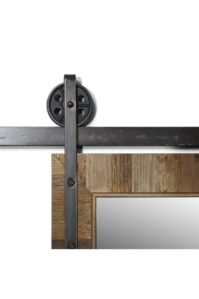 Oak Industrial Style Mirror | Rivièra Maison Markham | Oroatrade.com