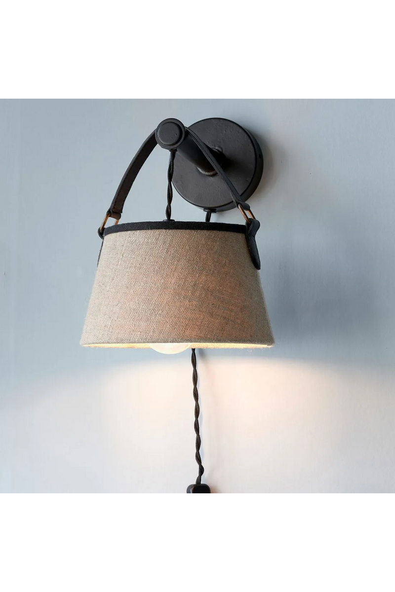 Leather Strap Wall Lamp | Rivièra Maison Harbor Buckle | Oroatrade.com