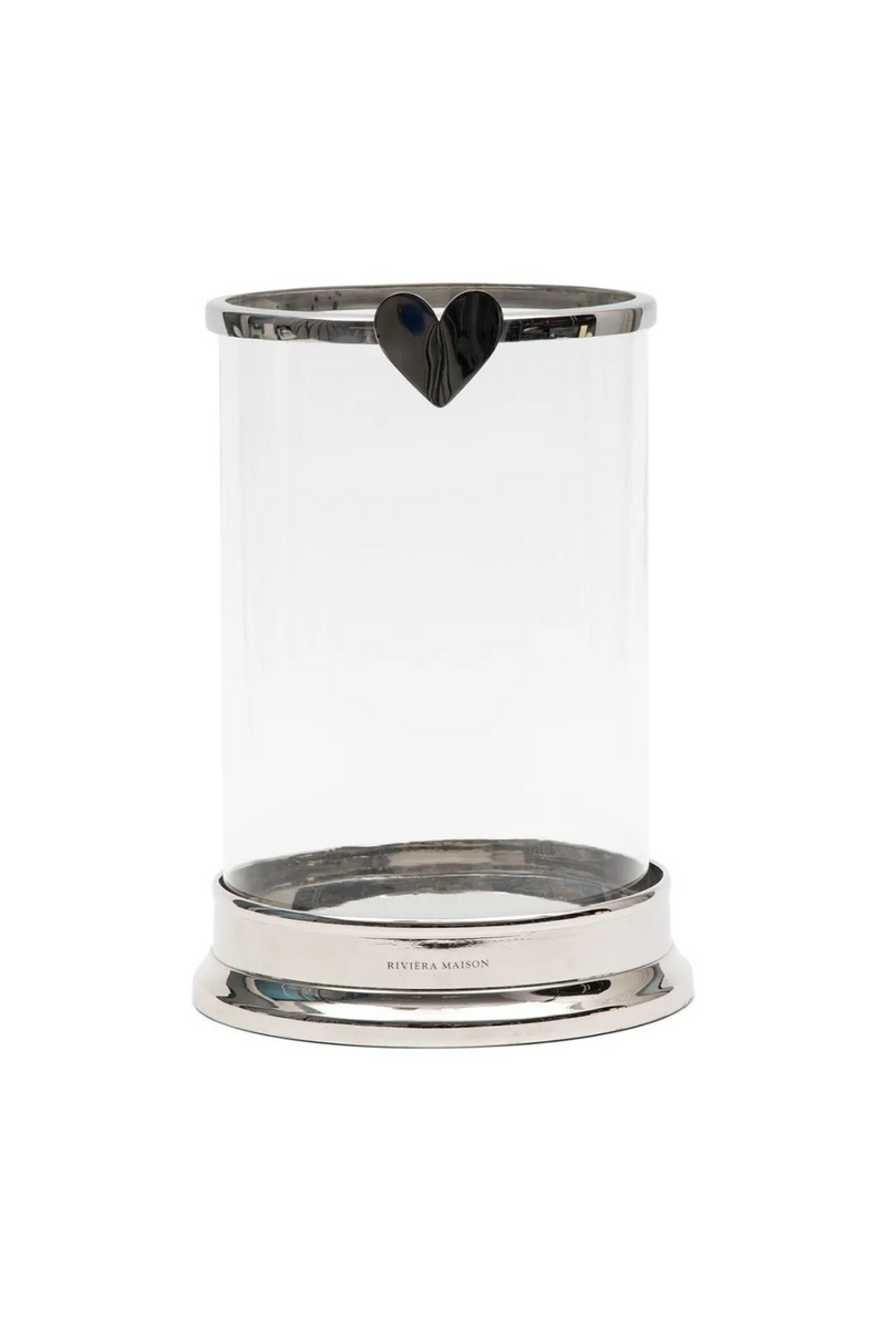 Heart Accent Glass Hurricane | Rivièra Maison With Love | Oroatrade.com
