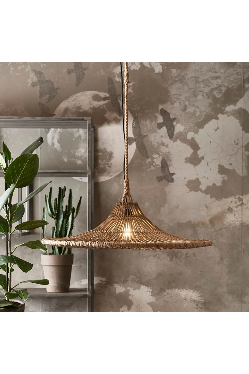 Wicker Rustic Pendant Lamp | Rivièra Maison Casablanca | Oroatrade.com