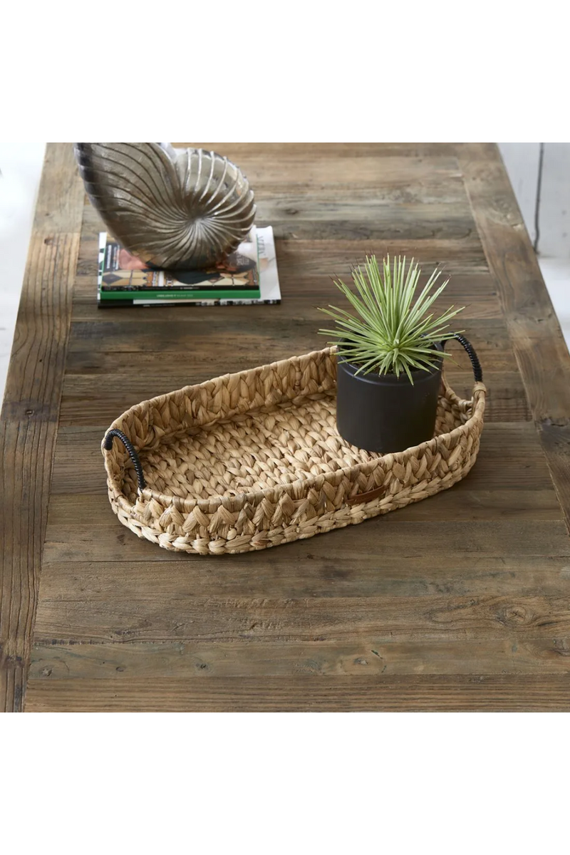 Woven Fibers Oval Tray M | Rivièra Maison Flores | Oroatrade.com