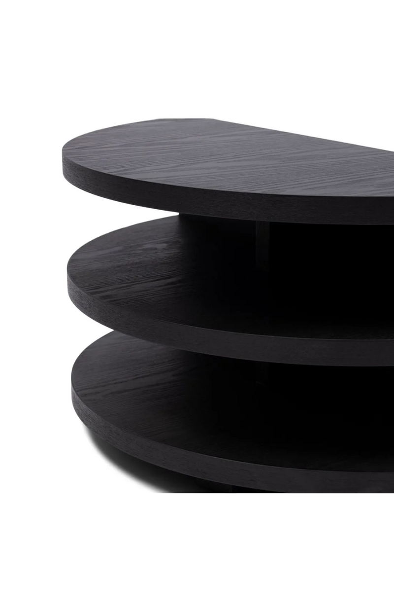 Black Semi-Circular Coffee Tables (2) | Rivièra Maison Savannah | Oroatrade.com