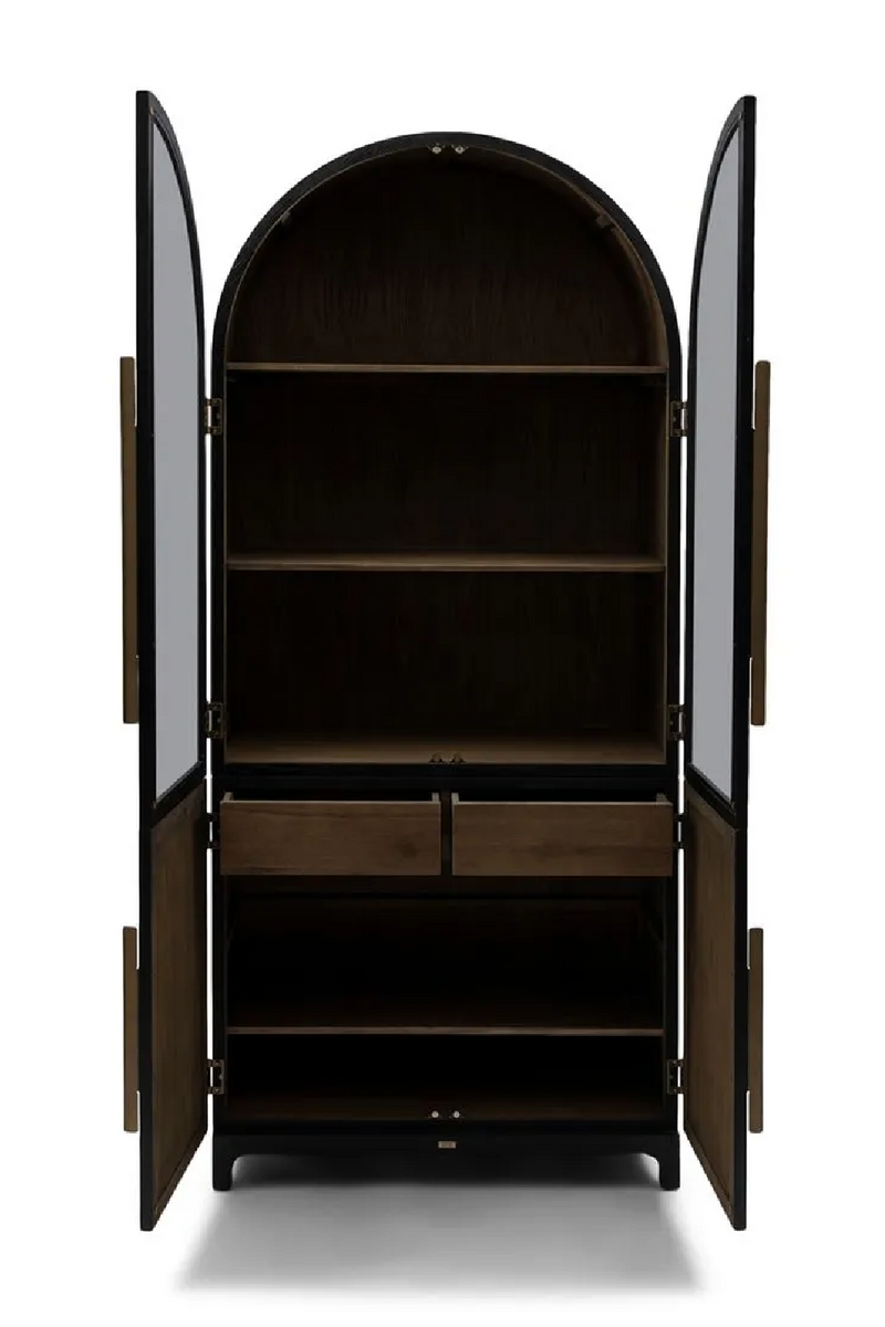 Arched Black Oak Buffet Cabinet XL | Rivièra Maison Adrienne | Oroatrade.com
