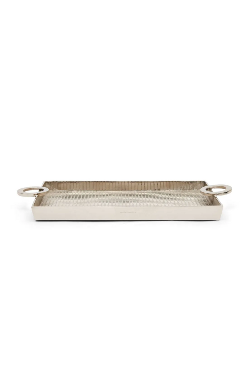 Relief Patterned Aluminum Tray | Rivièra Maison Bond Street | Oroatrade.com