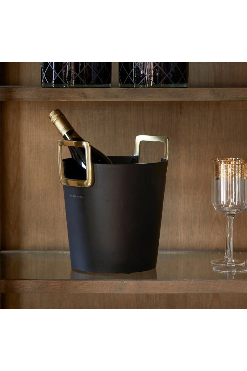 Black Aluminum Wine Cooler | Rivièra Maison The Hoxton | Oroatrade.com