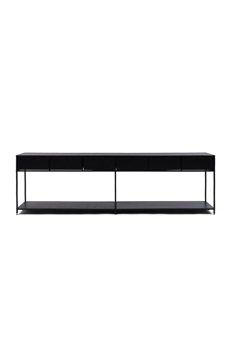 Black Ashwood TV Cabinet | Rivièra Maison The Bobby | Oroatrade.com