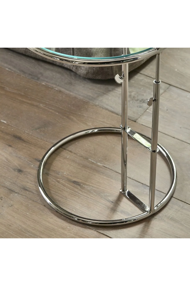 Silver Modern Adjustable End Table | Rivièra Maison Bonham | Oroatrade.com