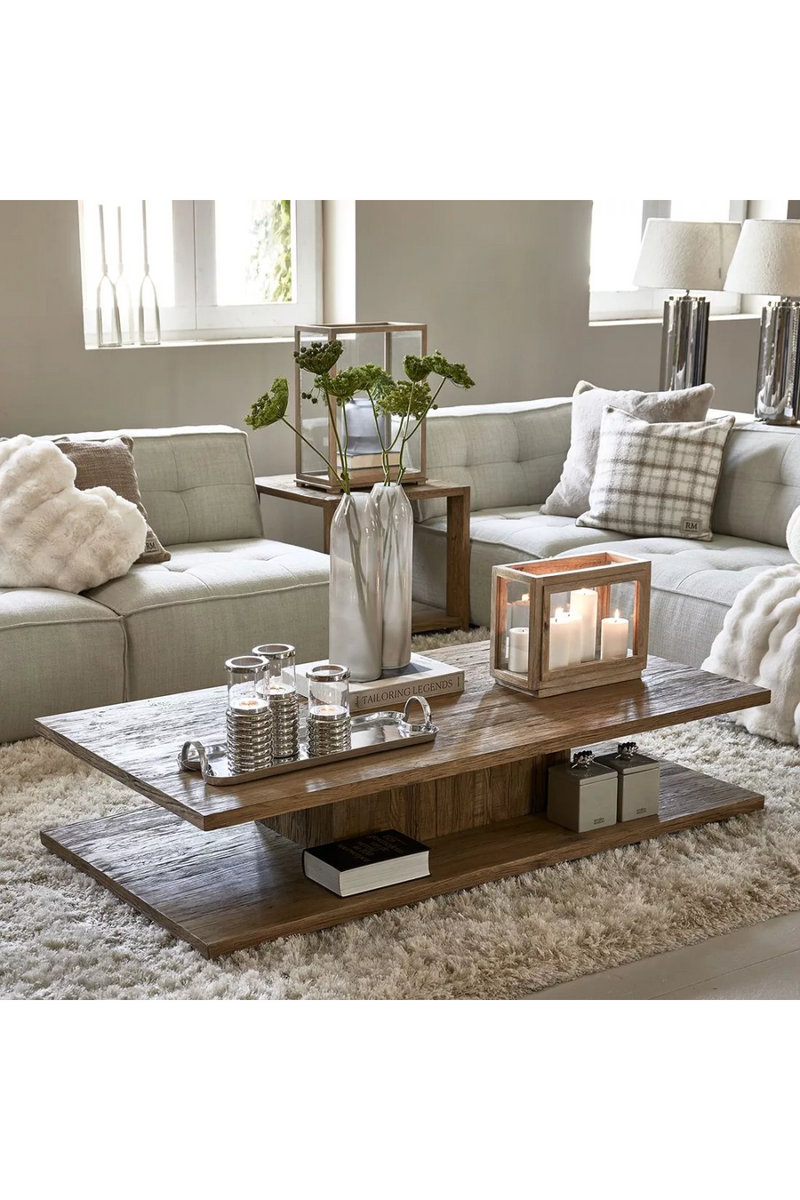 Oak Rustic Coffee Table | Rivièra Maison Vermont | Oroatrade.com