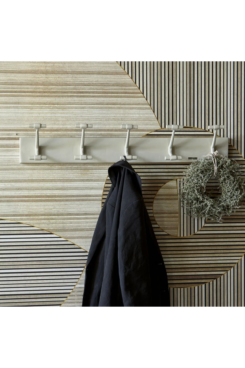 White Aluminium Coat Rack | Rivièra Maison Biollay | Oroatrade.com