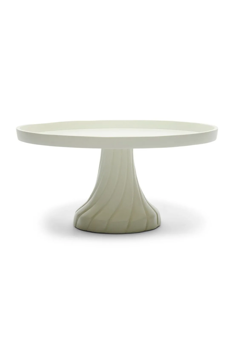 White Swirl Cake Stand L | Rivièra Maison La Pirouette | Oroatrade.com