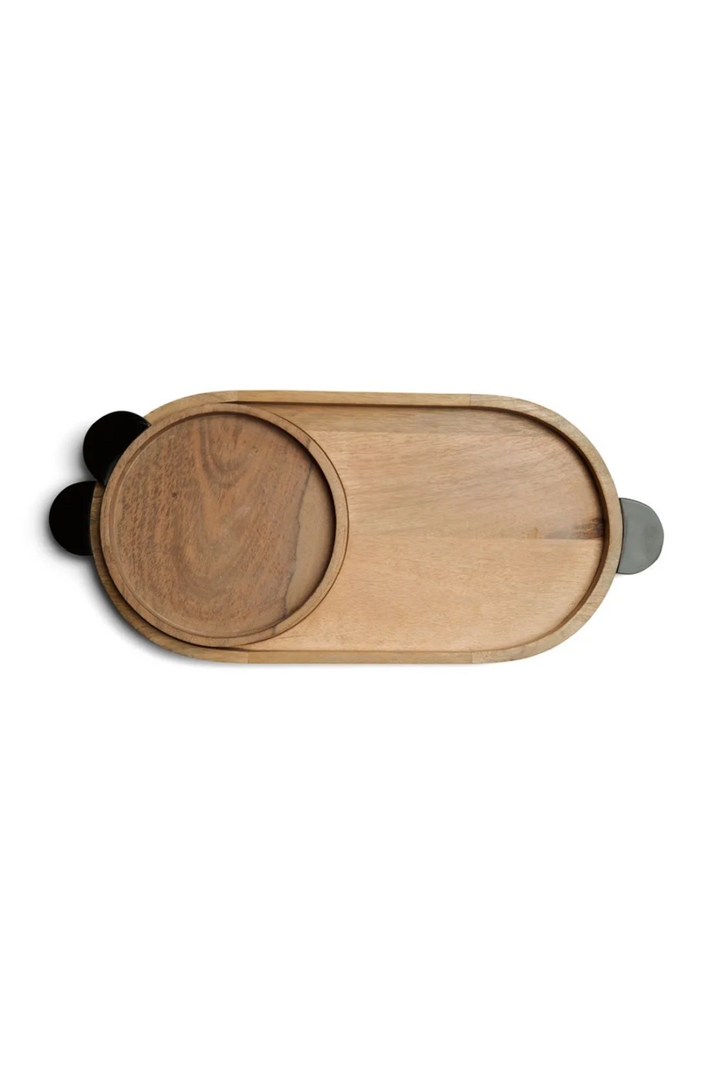 Mango Wood Tray Set (2) | Rivièra Maison Metropolitan | Oroatrade.com