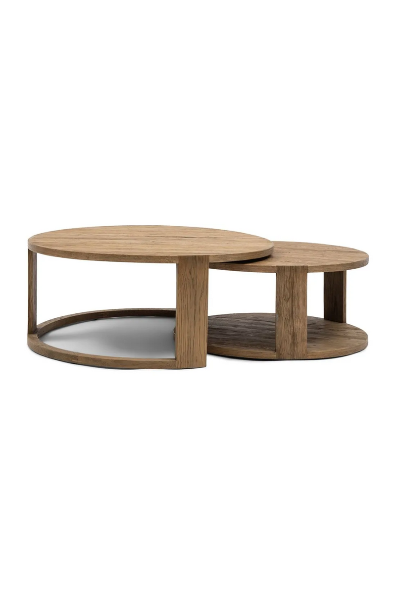 Round Oak Nested Coffee Tables (2) | Rivièra Maison Astoria | Oroatrade.com