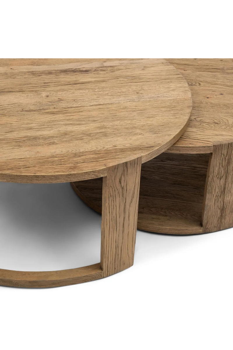 Round Oak Nested Coffee Tables (2) | Rivièra Maison Astoria | Oroatrade.com