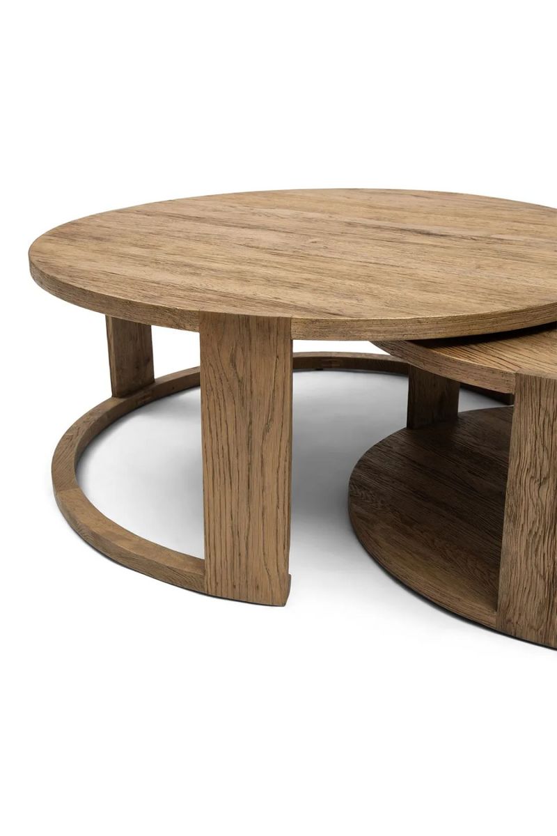 Round Oak Nested Coffee Tables (2) | Rivièra Maison Astoria | Oroatrade.com