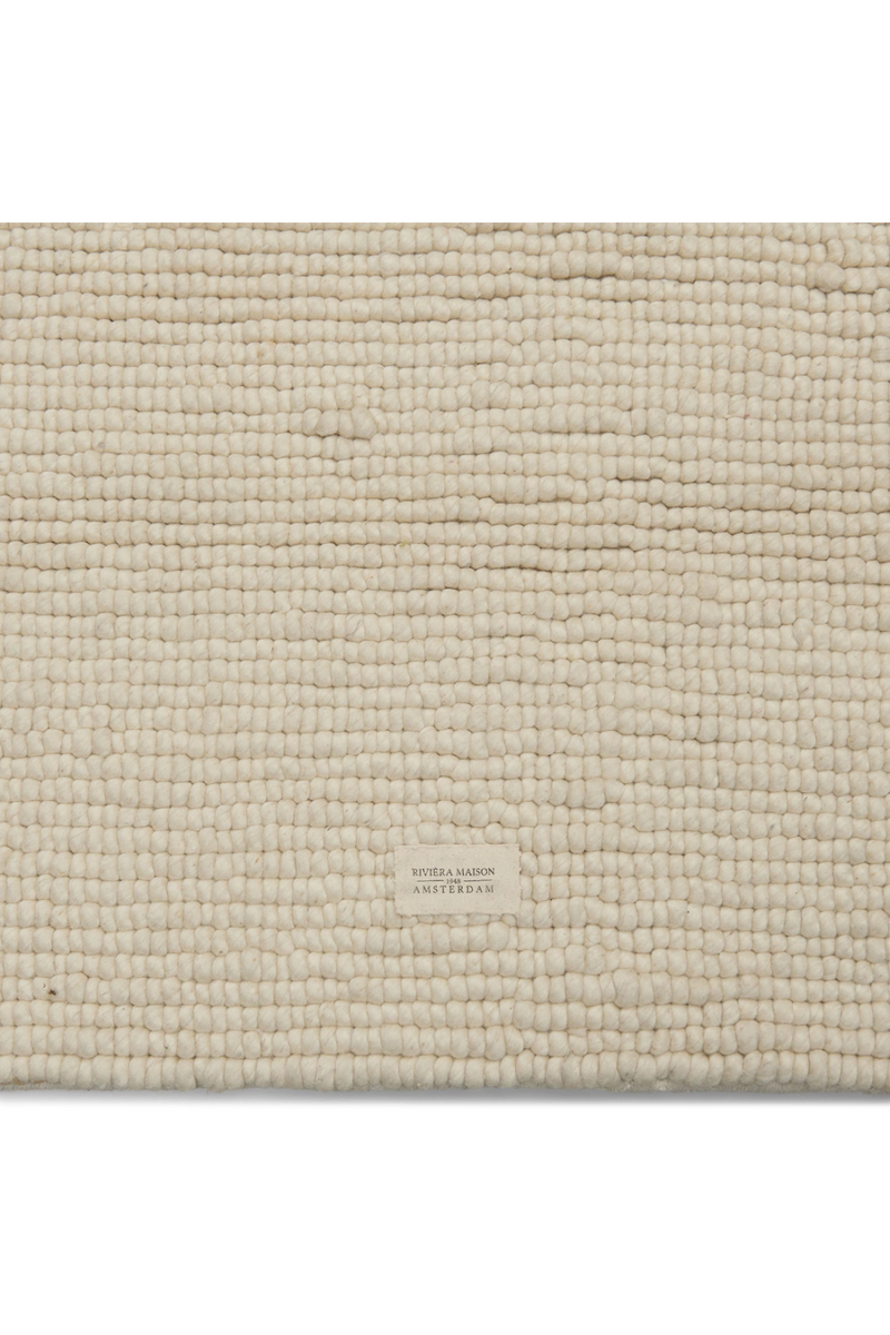 Cream Wool Area Rug | Rivièra Maison Giovanni | Oroatrade.com