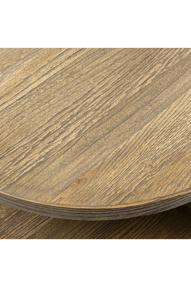 Round Oak Layered Side Table | Rivièra Maison Del Rey | Oroatrade.com