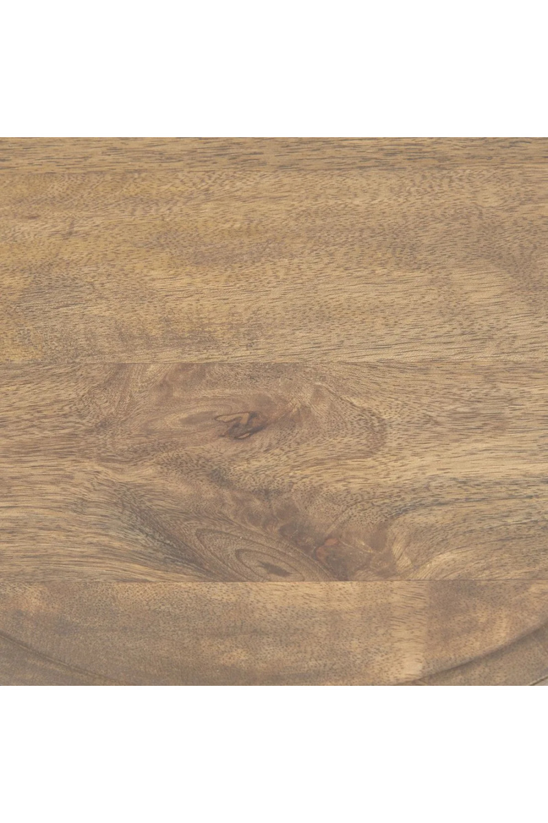 Mango Wood Pedestal Side Table | Rivièra Maison Malibu | Oroatrade.com