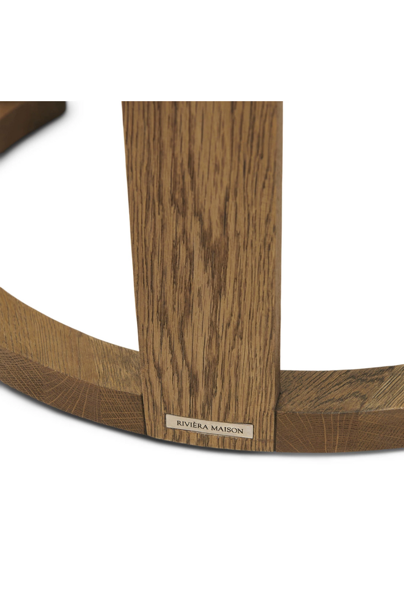 Oak Round Nesting Side Tables (2) | Rivièra Maison Astoria | Oroatrade.com