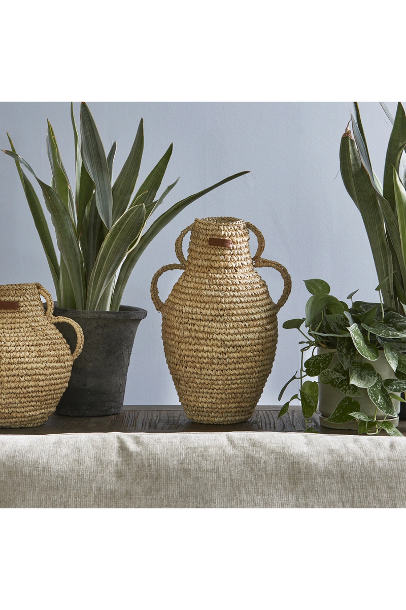 Woven Sisal Jar Vase | Rivièra Maison Coco Island | Oroatrade.com