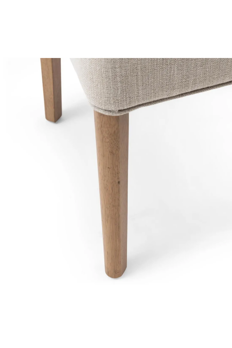 Hexagon-Pattern Linen Dining Chair | Rivièra Maison Louise | Oroatrade.com