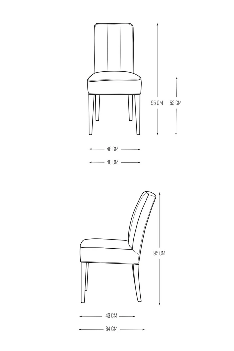 Striped Linen Dining Chair | Rivièra Maison The Jade | Oroatrade.com